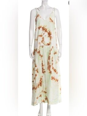 SWF Escapism Tie-Dye Maxi Dress - Maldivian Green
